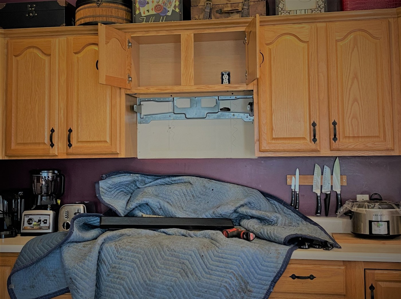 over the range microwave being replaced