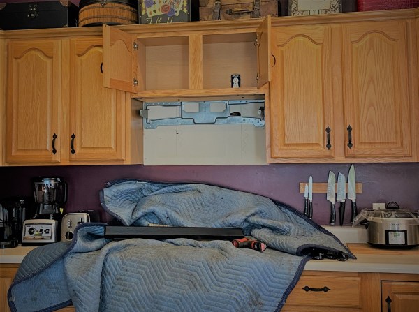 over the range microwave being replaced